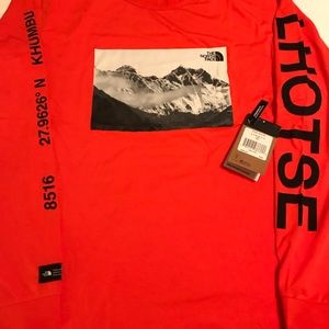 The North Face long sleeve tee shirt